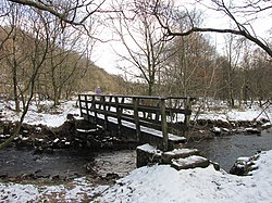 Footbridge over Eagley Brook - geograph.org.uk - 1145964.jpg