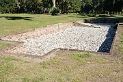 Fort Frederica National Monument, including the fort and town of Frederica ruins This is an image of a place or building that is listed on the National Register of Historic Places in the United States of America. Its reference number is 66000065.