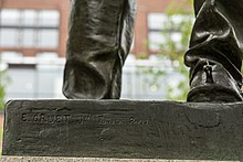 Foundry mark Foundry mark, Thomas Cass statue (Boston Public Garden).jpg