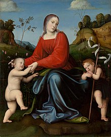 Madonna (Ranska ja lapset) n. 1515, Melbourne