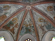 Affresco della chiesa interreligiosa di Notre-Dame.