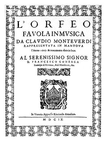 Frontispiece of L’Orfeo