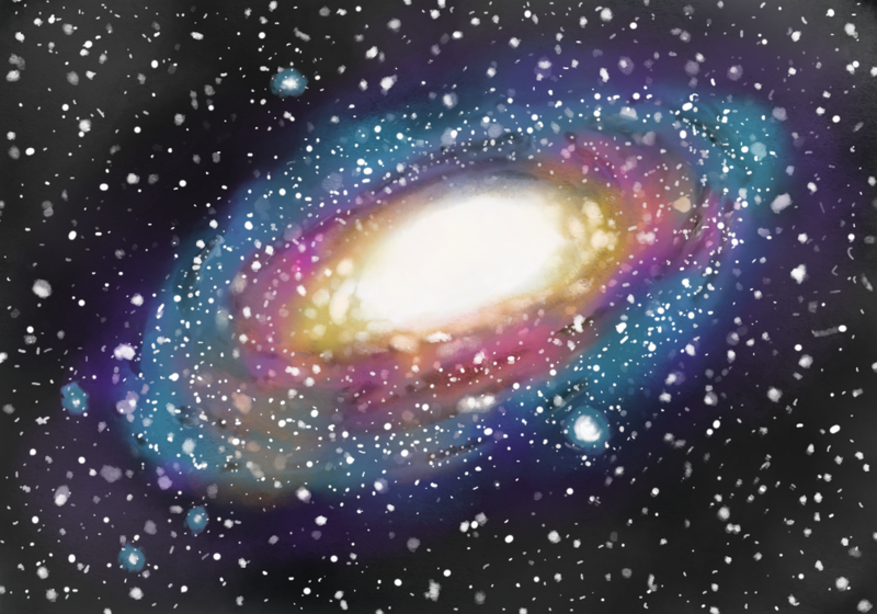 File:Galaxy, artist view - Galaxie, vue d'artiste.png