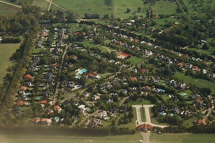 A gated community near Ezeiza, a suburb of Buenos Aires, Argentina.