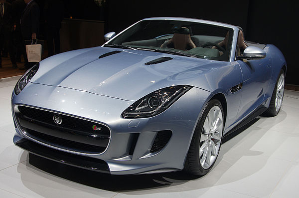 Jaguar F-Type convertible at the 2013 Geneva Motor Show