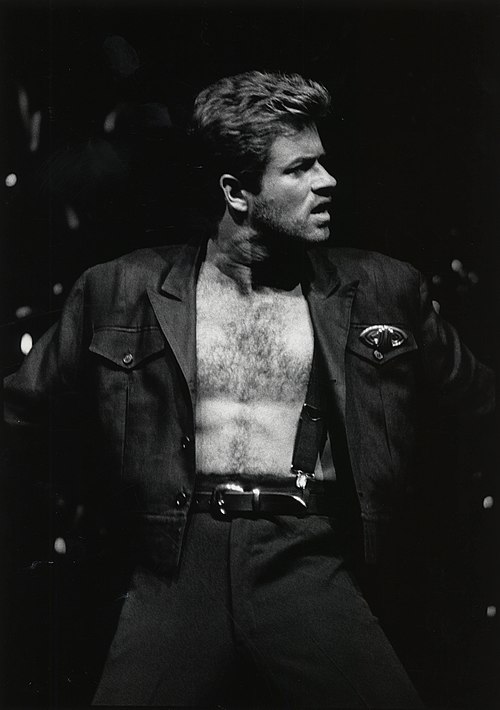 Michael performing in Houston, 1988