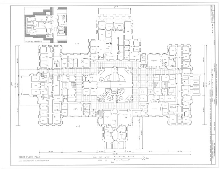 File:Georgia State Capitol, Capitol Square, Atlanta, Fulton County, GA HABS GA,61-ATLA,3- (sheet 2 of 52).tif