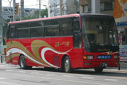 A highway Gifu Bus car. Gifu Bus P-MS729S.jpg