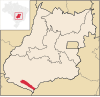 Location of Itarumã (Goiás)