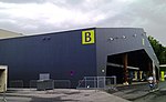 Hall B of the Graz trade fair, formerly the people's rally hall