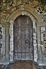 Thumbnail for File:Great Bricett, The Church of St. Mary and St. Lawrence, The Norman south doorway - geograph.org.uk - 6064807.jpg