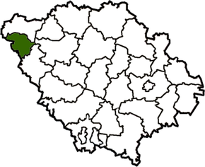 Poziția localității Hrebinka