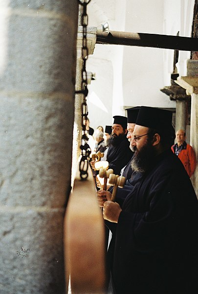 File:Greek orthodox Priests at Monastery of Saint John's 2.jpg