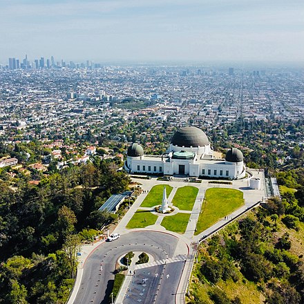 Griffith Observatory overlooking DTLA.