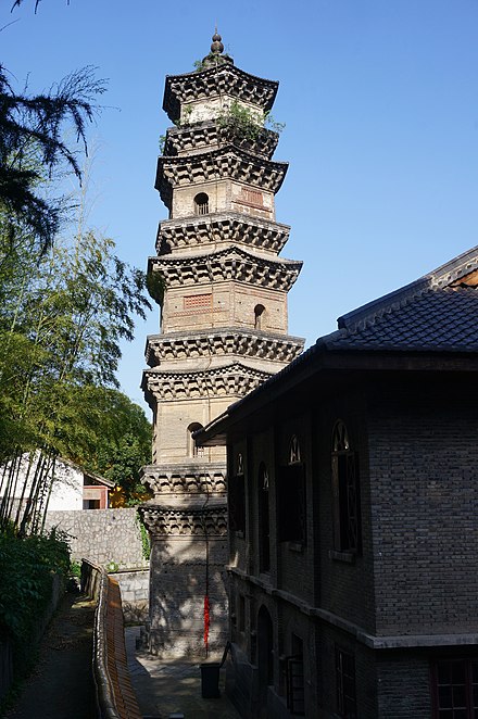 Zhe pagoda in Guangji Temple, dating to the Northern Song dynasty