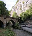 Eisenbahnbrücke im Hönnetal im Sauerland