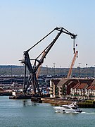 Floating crane Canute at Southampton