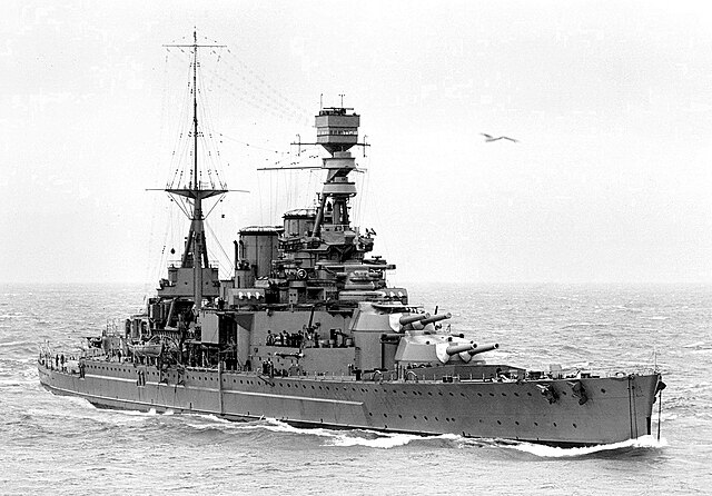 British battlecruiser HMS Repulse