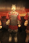 Han Officer in Armor, Replica, Han Tomb of Liu Wu, King of Chu (10084770043).jpg