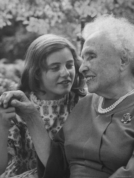 Helen Keller, with Patty Duke