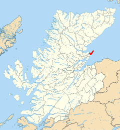 Highland INGGRIS paroki peta yang menunjukkan Tarbat paroki.svg