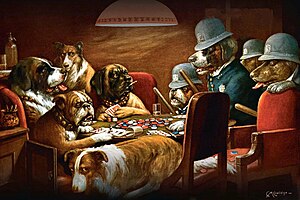 Cuadro De Los Perros Jugando Al Poker