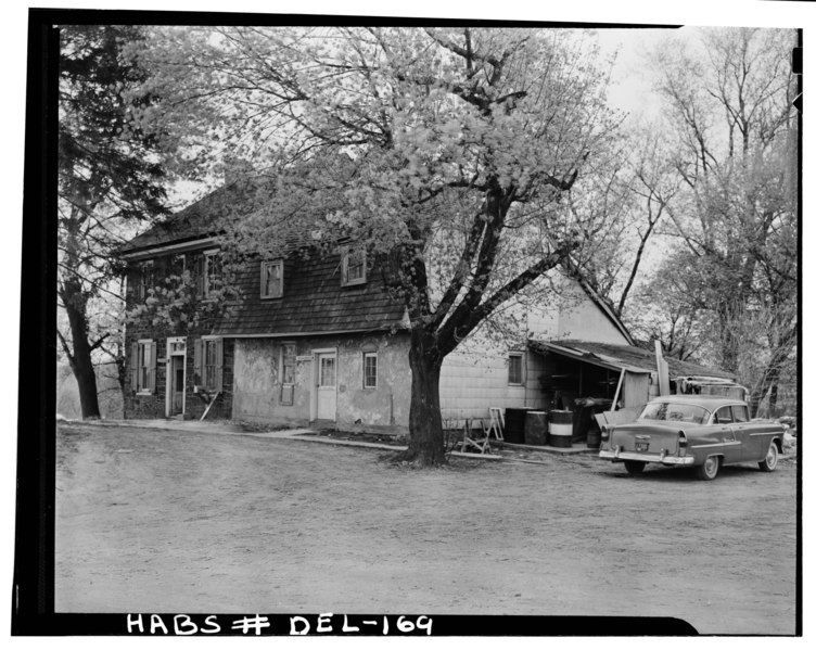 File:Historic American Buildings Survey Earl Brooks, Photographer 1958 GENERAL VIEW FROM SOUTHEAST - Robinson-Murray House, Limestone Road, Milltown, New Castle County, DE HABS DEL,2-MILTO.V,1-3.tif