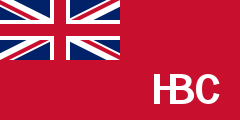 Historická vlajka Společnosti Hudsonova zálivu (1682)