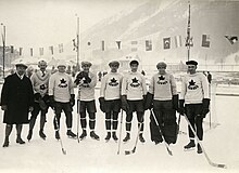 Toronto Granites at the 1924 Winter Olympics IJshockeyteam tijdens Olympische Winterspelen, SFA022000505.jpg