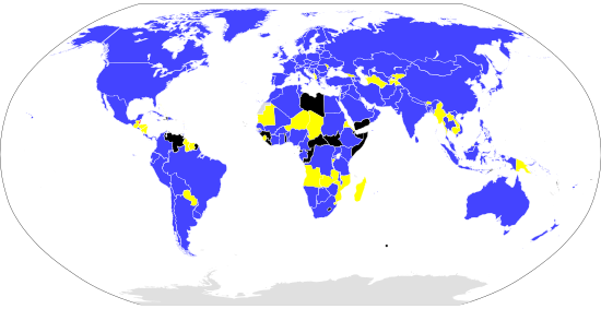 A map of standards bodies who are ISO members as of November 2020
Key:

.mw-parser-output .legend{page-break-inside:avoid;break-inside:avoid-column}.mw-parser-output .legend-color{display:inline-block;min-width:1.25em;height:1.25em;line-height:1.25;margin:1px 0;text-align:center;border:1px solid black;background-color:transparent;color:black}.mw-parser-output .legend-text{}
members
correspondent members
subscriber members
other places with an ISO 3166-1 code who are not members of ISO ISO Members 2020.svg