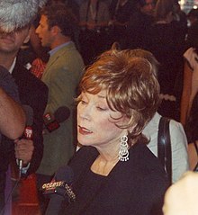 L'actriz estausunidense Shirley MacLaine, en una imachen de 2005.