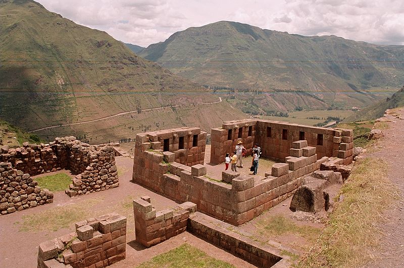 File:Inca ruins in Pisac, near Cusco, Perú - panoramio.jpg