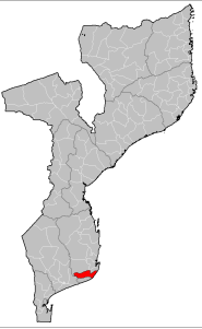Distretto di Inharrime – Localizzazione