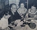 Ishimoto Kikuji with his family.JPG