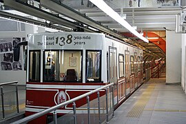 Tog på Beyoglu station