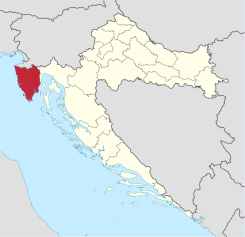 Istarska županija in Croatia.svg