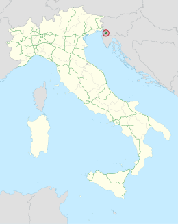 Italia - mappa autostrada Sistiana-Rabuiese.svg