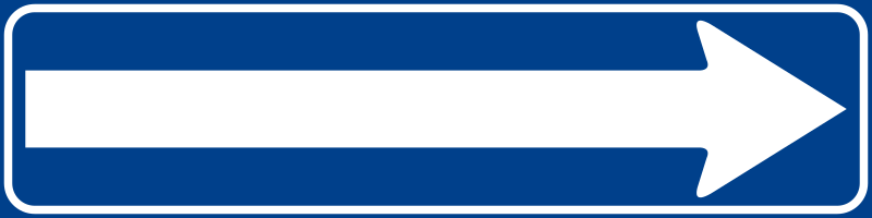 File:Italian traffic signs - senso unico (a destra).svg