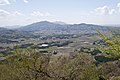 岩瀬盆地と筑波山地（高峯より）