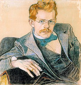 С. Выспяньский. Портрет Юзефа Мехоффера (1898)