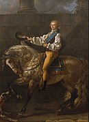 Equestrian portrait of Stanisław Kostka Potocki (1781)
