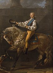 Equestrian portrait of Stanislaw Kostka Potocki (1781) Jacques-Louis David - Equestrian portrait of Stanislaw Kostka Potocki - Google Art Project.jpg