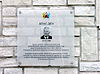 Commemorative plaque from Alfred Jahn