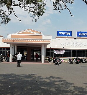 Jangaon railway station Railway station in Telangana, India