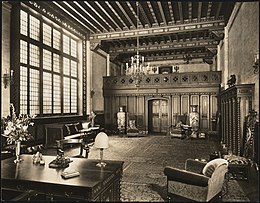 The space as John Campbell's office, c. 1926 John W. Campbell office.jpg