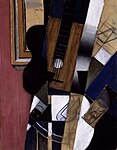 Juan Gris, Gitara i fajka, 1913