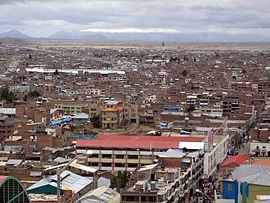 Vue sur la ville de Juliaca