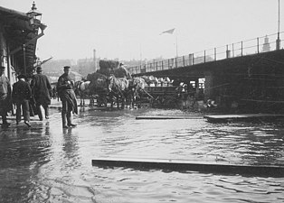 Översvämning på Köttorget 1904.