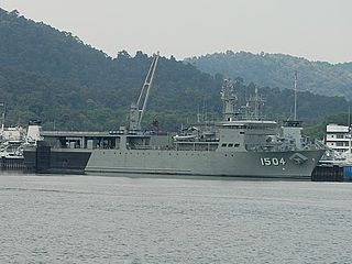 KD <i>Mahawangsa</i> Royal Malaysian Navy multi-role support ship