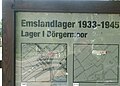 Plattegrond 1945 en 2010 Kamp Börgermoor